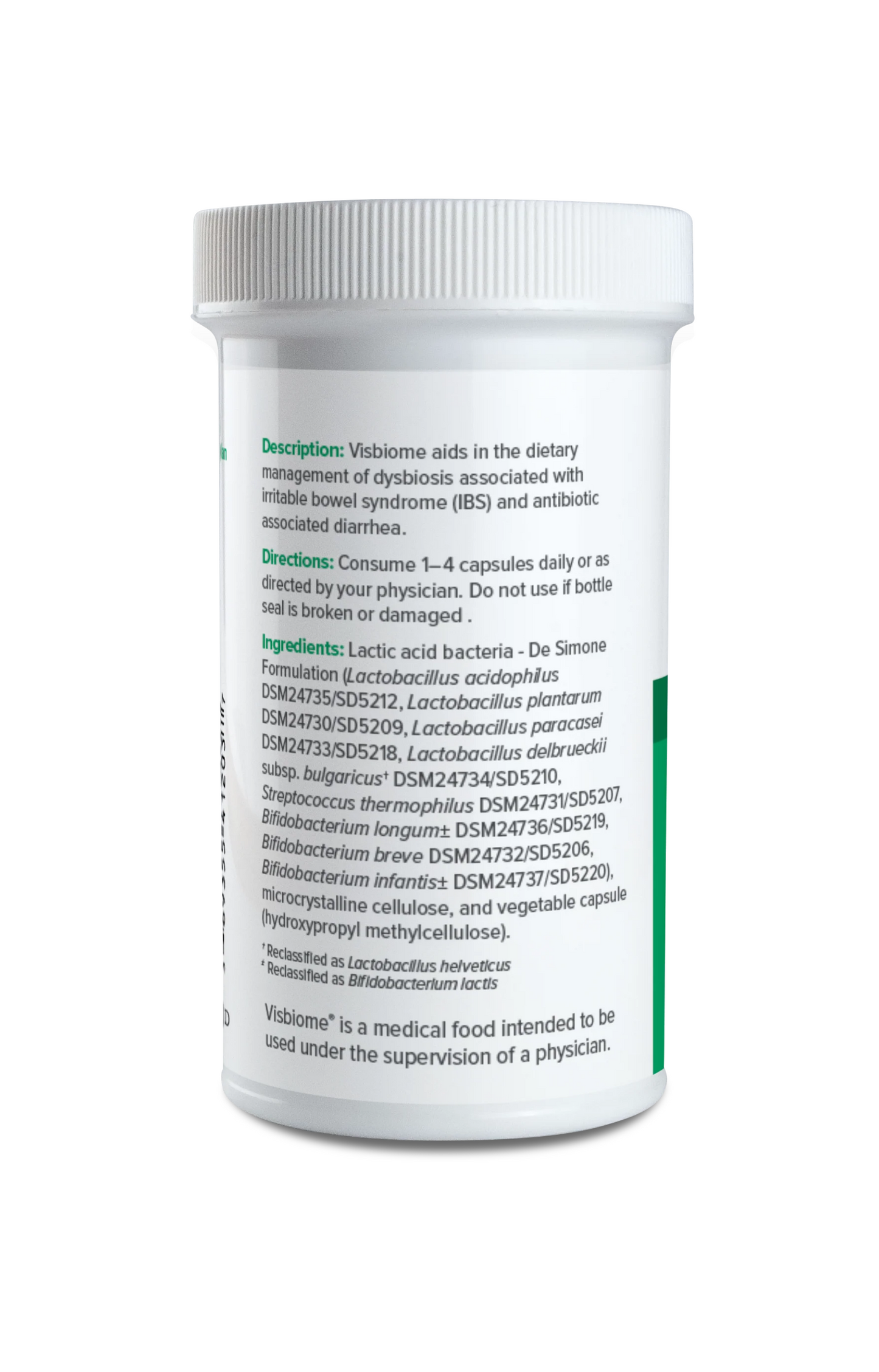 Visbiome® GI Care - High Potency Probiotic - 112.5 Billion CFU Live Probiotics, Original De Simone Formulation, Made in USA, 60 Capsules.