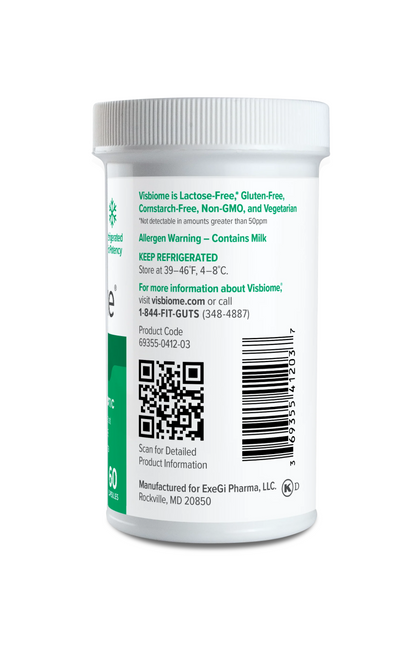 Visbiome® GI Care - High Potency Probiotic - 112.5 Billion CFU Live Probiotics, Original De Simone Formulation, Made in USA, 60 Capsules.