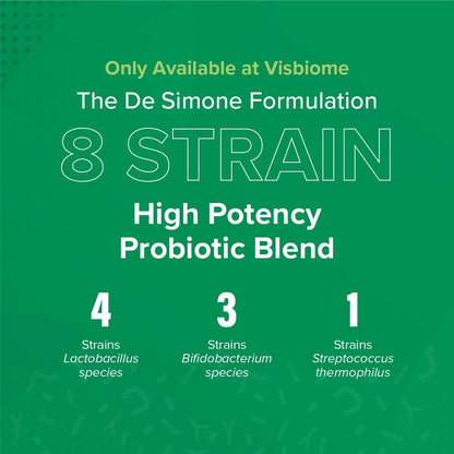 Visbiome® GI Care - High Potency Probiotic - 112.5 Billion CFU Live Probiotics, Original De Simone Formulation, Made in USA, 60 Capsules.